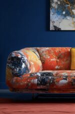 Диван Graffiti Dreams с художественной росписью и каркасом из сосны — фото 2