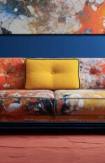 Диван Graffiti Dreams с художественной росписью и каркасом из сосны — фото 5