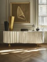 Дизайнерская консоль MIVICA AURUM S1 из ASA-сплава белого цвета 2000×400×500 мм — фото 4